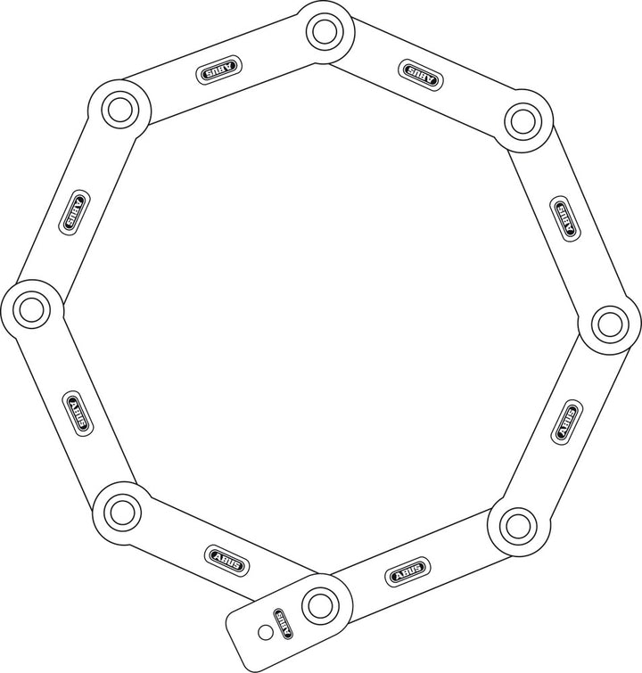Zapięcie rowerowe ABUS 6055/60 Bordo Lite MINI - czerwone