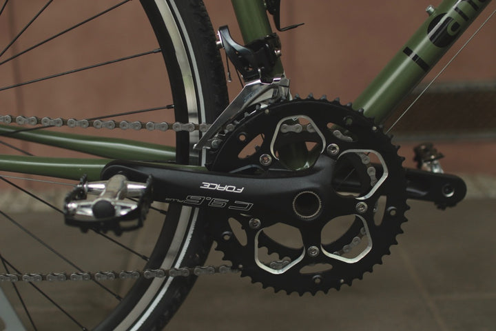 Rower przełajowy army green