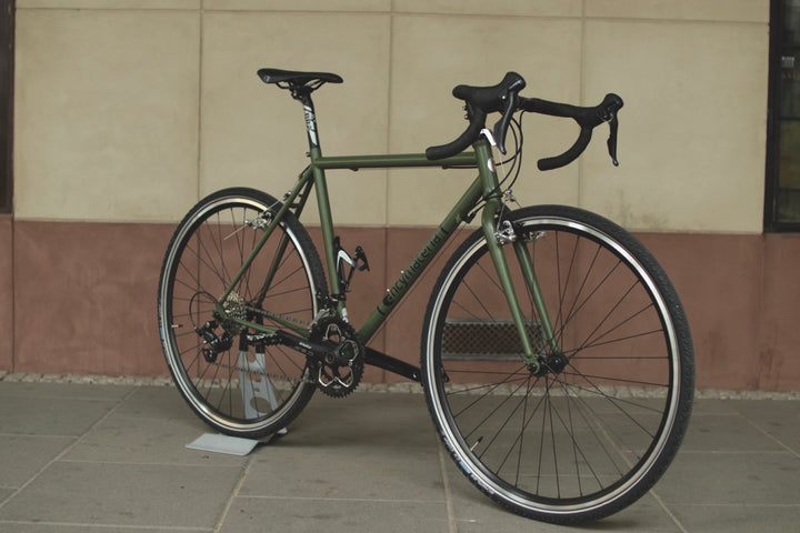 Rower przełajowy army green