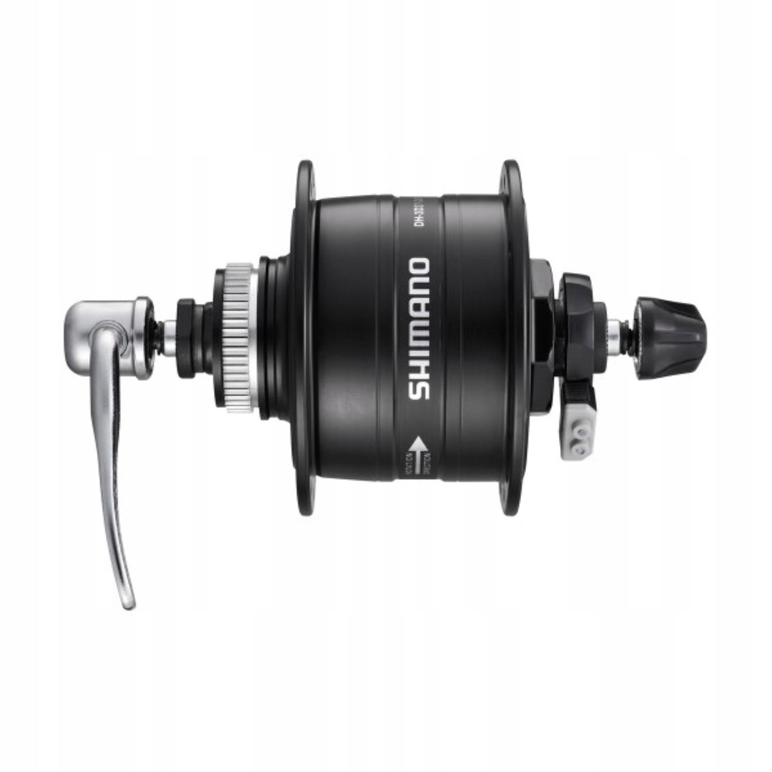 Piasta dynamo Shimano DH-3D37 32H CL Czarna