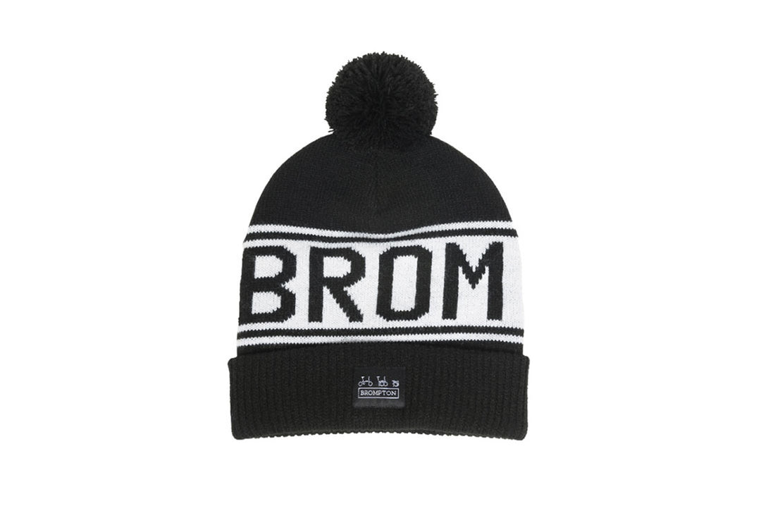 Czapka zimowa Beanie Brompton - czarno biała