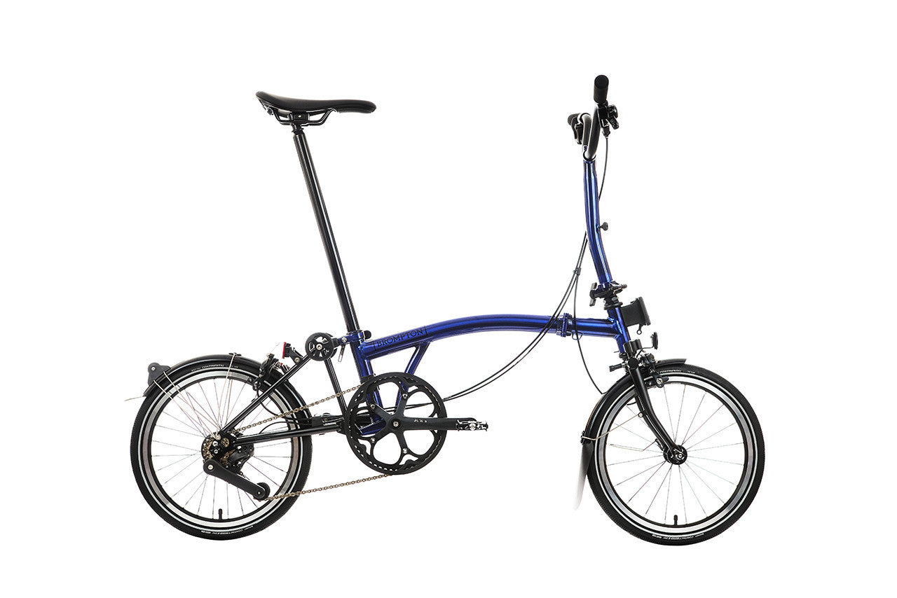 ブロンプトン　P-LINE M4L Brompton P-line M4L Bolt Blue Lacquer – Antymateria