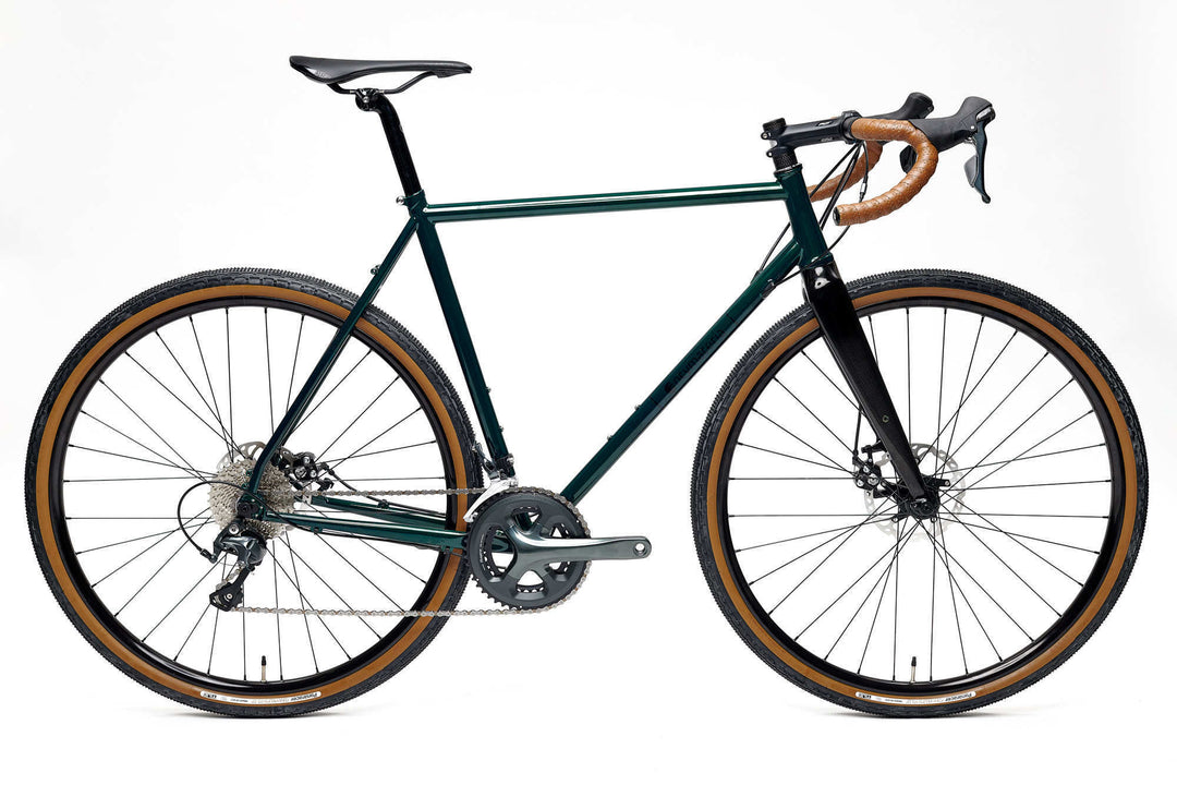 Stalowy rower gravel