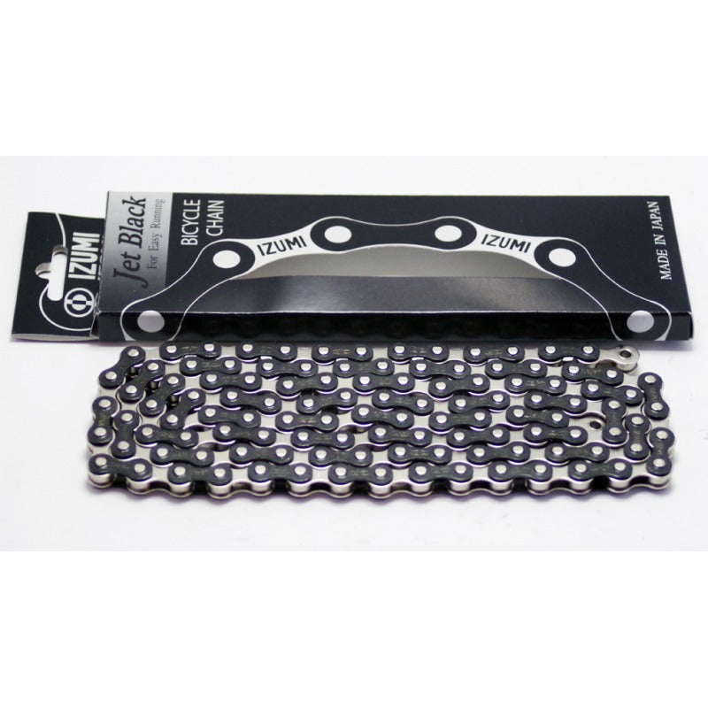 Łańcuch IZUMI JET - BLACK/SILVER