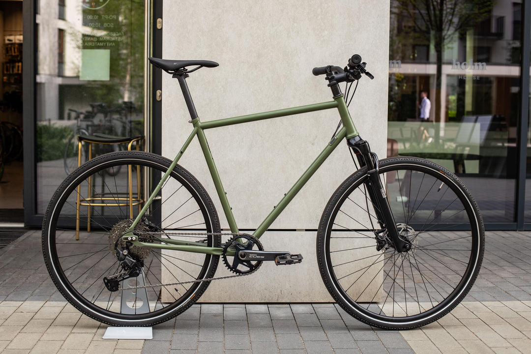 Antymateria Fitness Bike with Shock Absorber L Olive 1X11