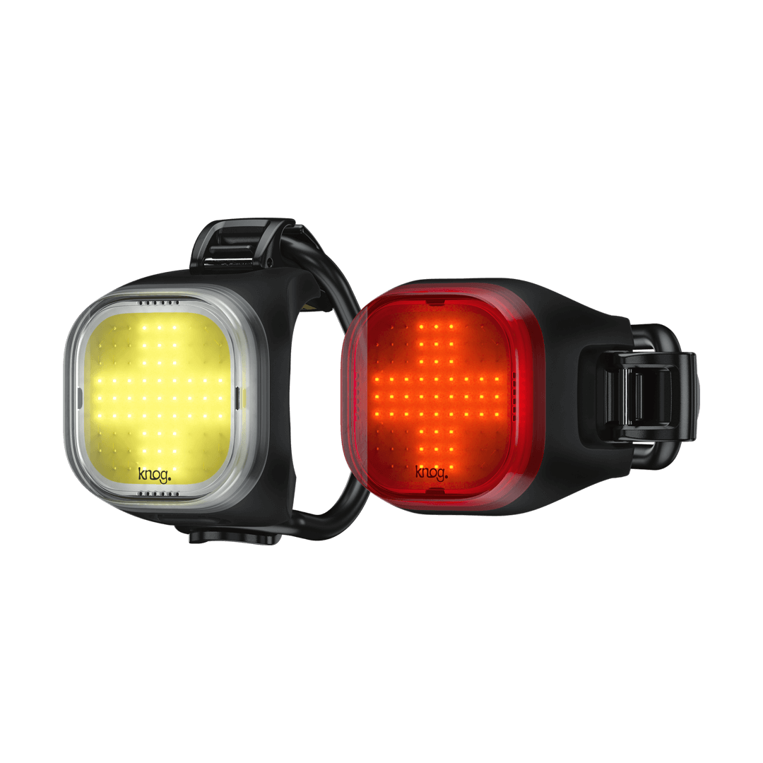 Knog Blinder Mini Cross – widok zestawu