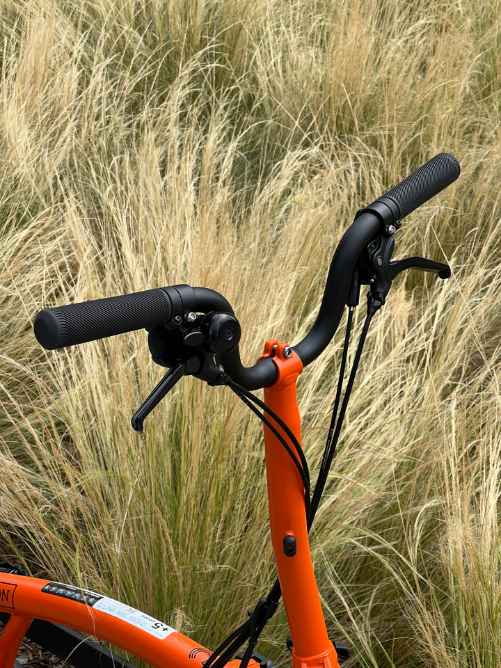 Brompton C-line Explore M6L Sunset Orange (Dynamo w piaście/Brooks)