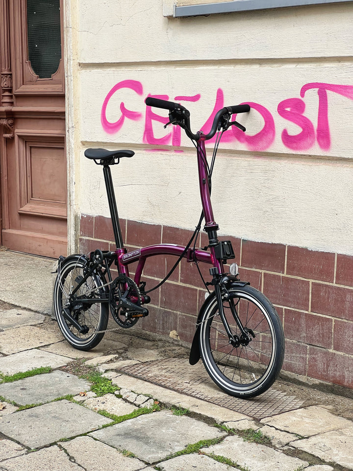Brompton P-line Explore H12L Amethyst lacquer