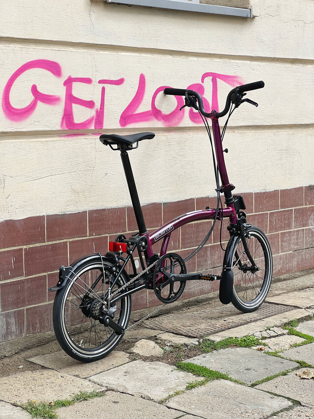 Brompton P-line Explore H12L Amethyst lacquer