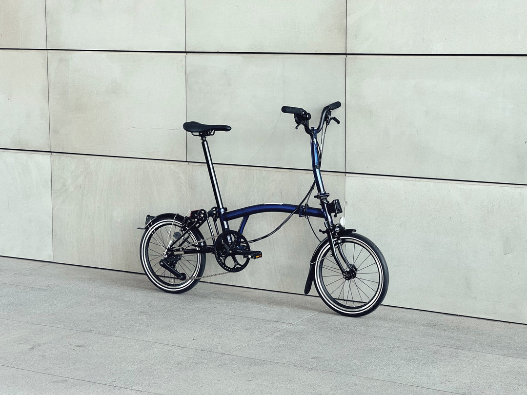 Brompton P-line Explore M12L Bolt Blue Laquer