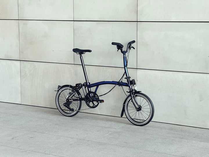 Brompton P-line Explore M12L Bolt Blue Laquer