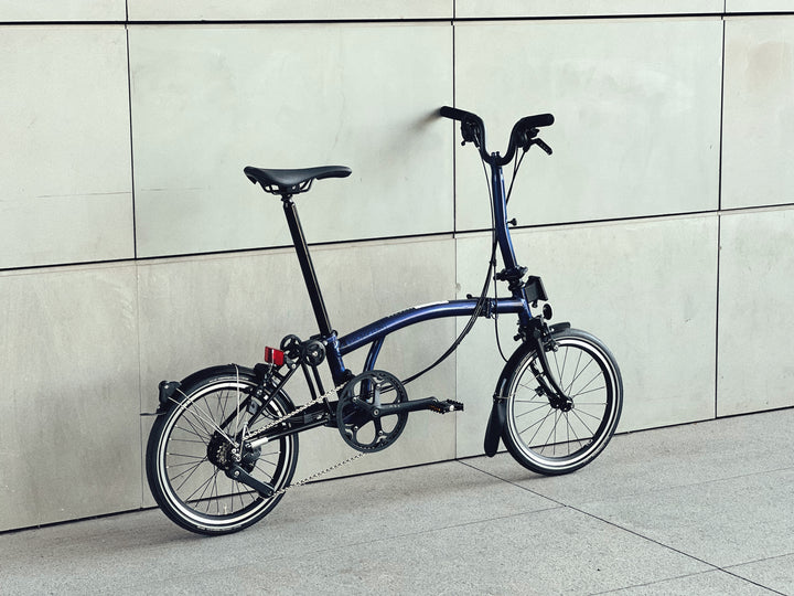 Brompton P-line Explore M12L Bolt Blue Laquer