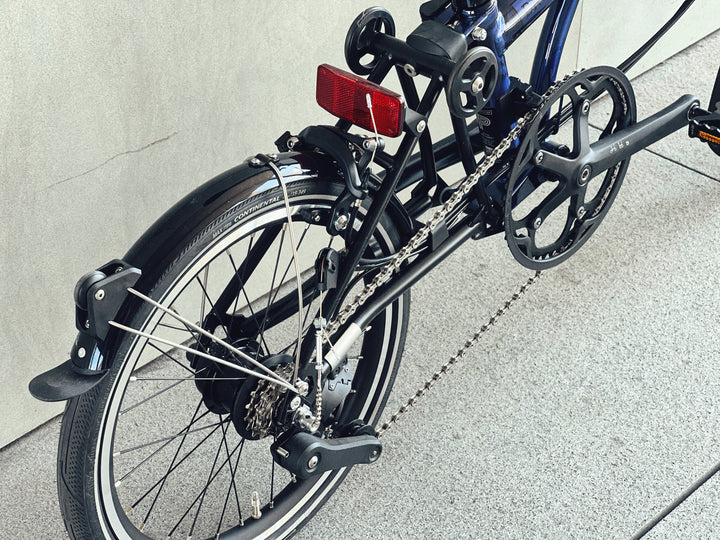 Brompton P-line Explore M12L Bolt Blue Laquer