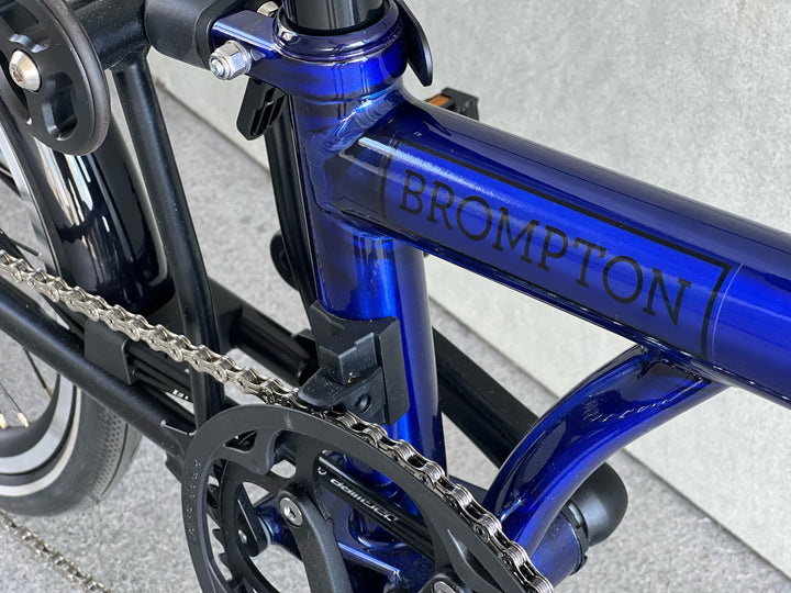 Brompton P-line Explore M12L Bolt Blue Laquer