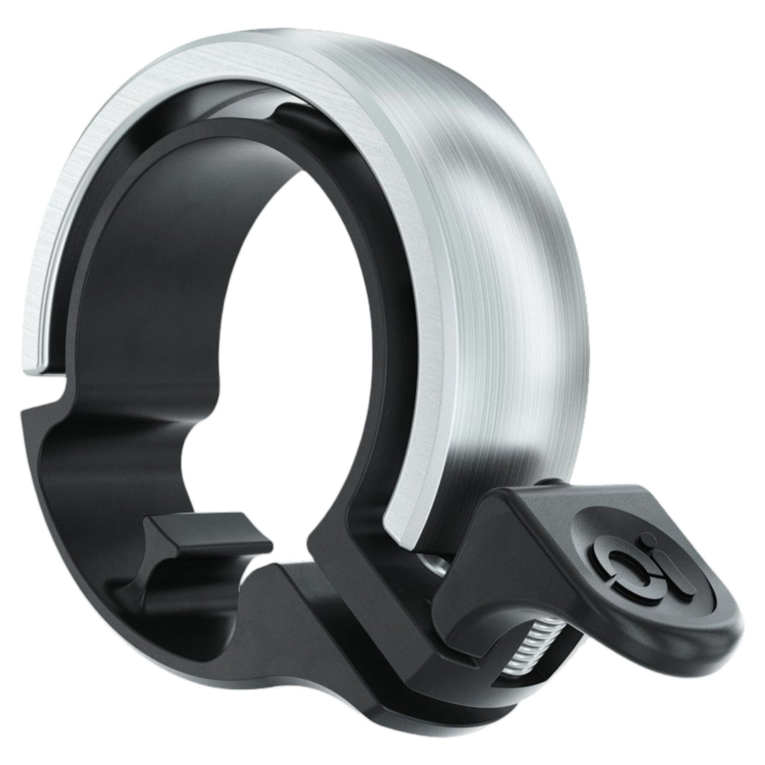 Dzwonek Knog OI - srebrny oversize