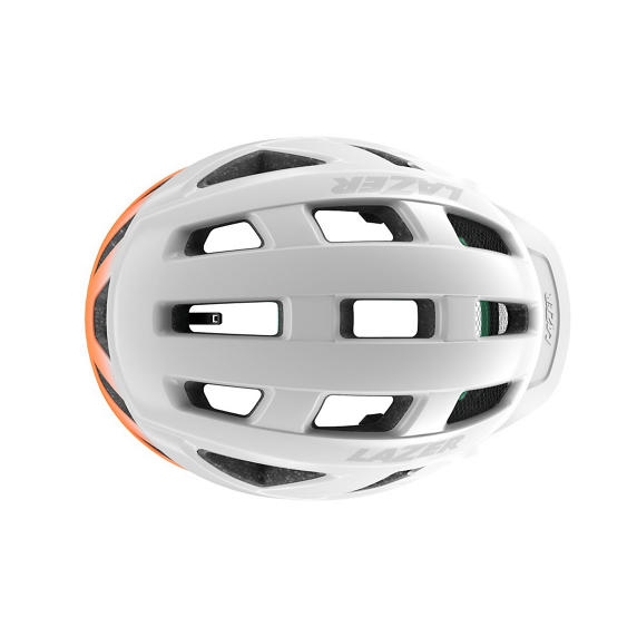 Kask Lazer Cerro KinetiCore White Flash Orange M