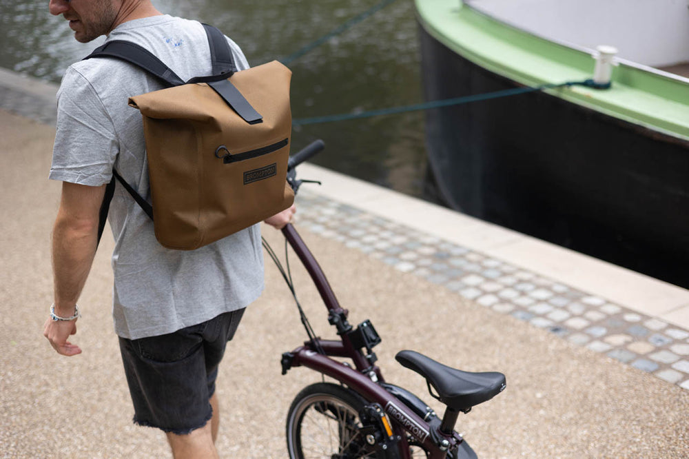 Torba Brompton Waterproof Roll Top Small 15L – Bronze – zdjęcie 2