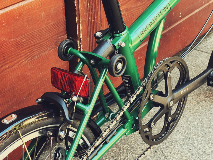 Brompton C-line Explore H6L Racing green Brooks