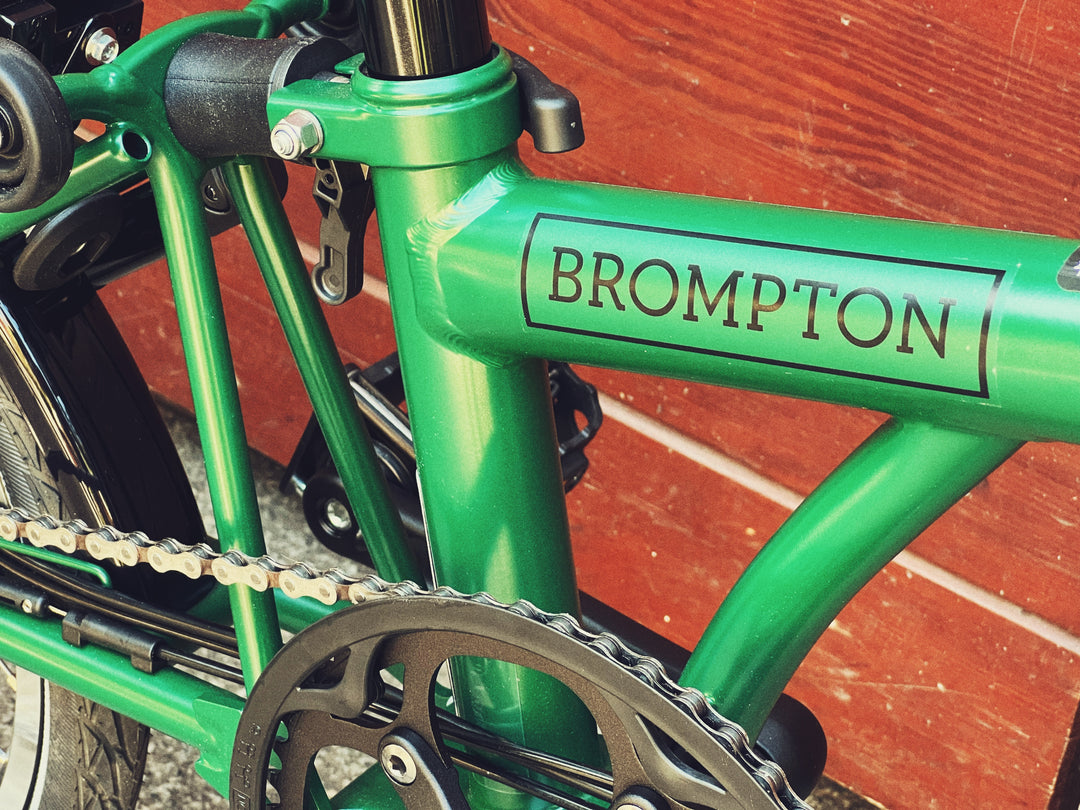 Brompton C-line Explore H6L Racing green Brooks