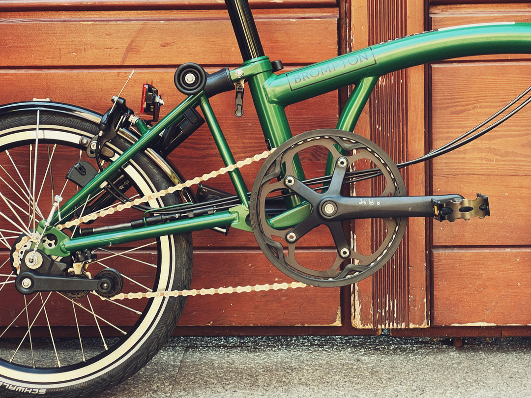 Brompton C-line Explore H6L Racing green Brooks