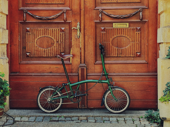 Brompton C-line Explore H6L Racing green Brooks