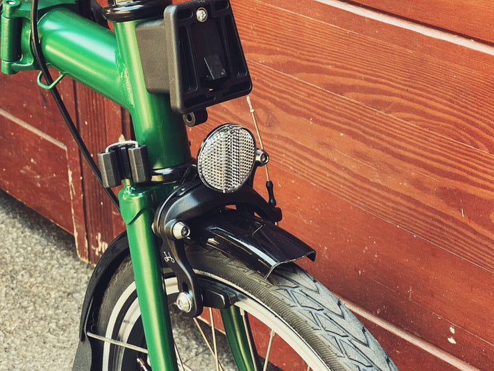 Brompton C-line Explore H6L Racing green Brooks