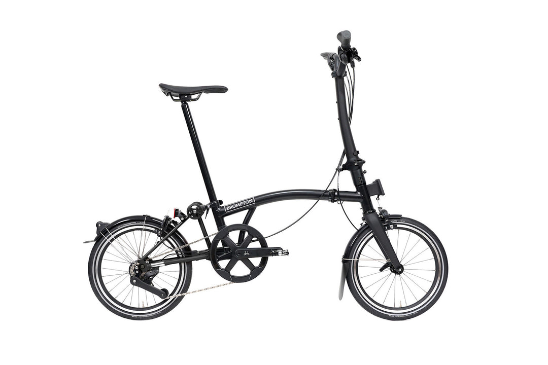 Brompton P-Line H12R Black Matt Extended — widok roweru