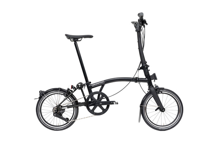Brompton P-Line H12R Black Matt Extended — widok roweru