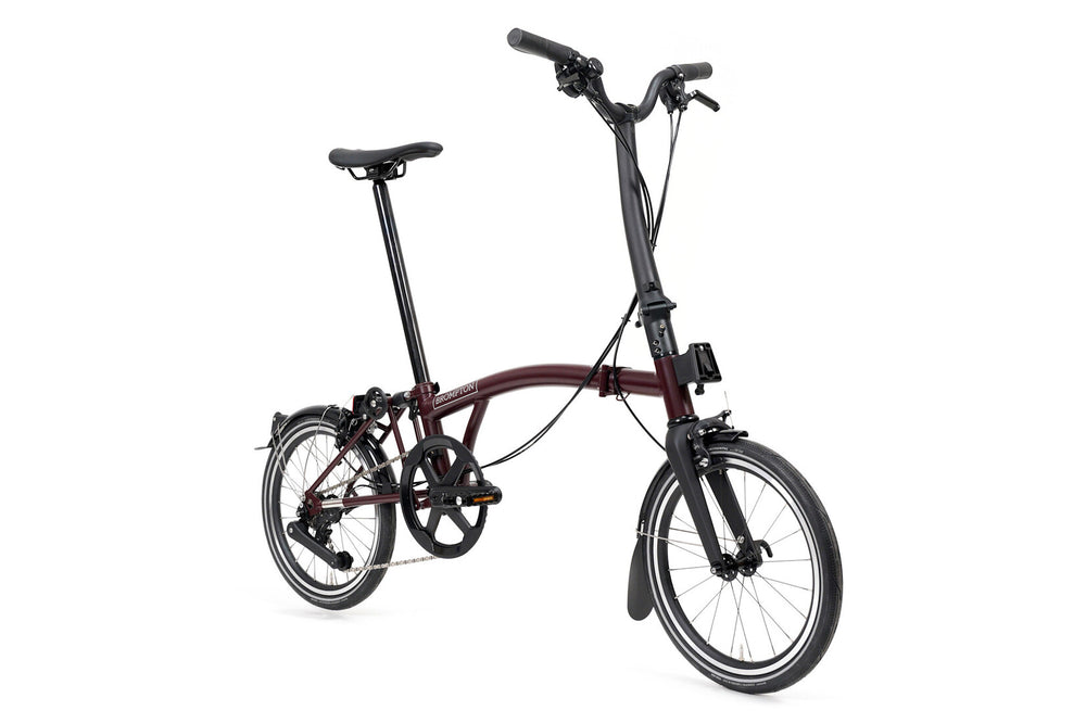 Brompton P Line H12L Plum Red Standard — dodatkowe ujęcie