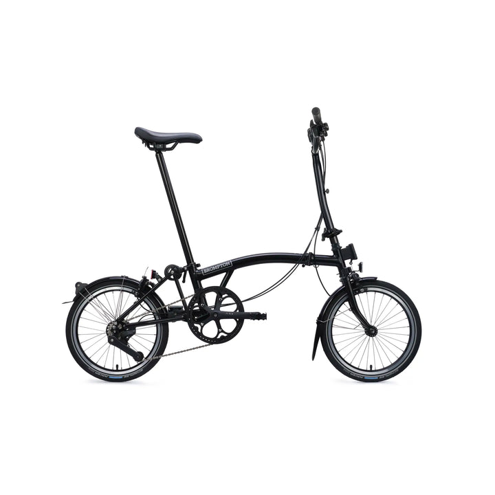 Brompton C-line H4L Matt Black Extended — widok roweru