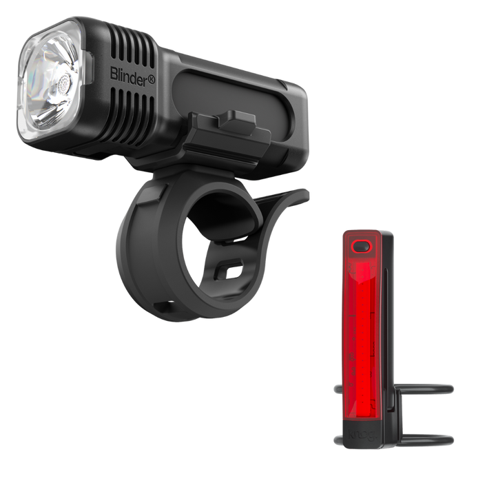 Zestaw Knog Blinder 400 i Plus tył — ujęcie z boku