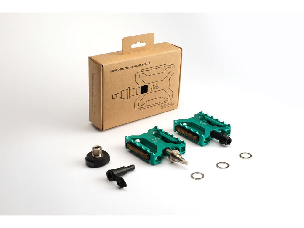 Pedały Brompton Superlight Quick Release – Green – zdjęcie 2