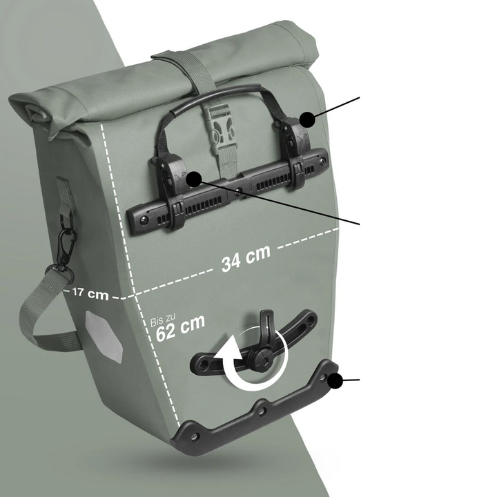 Sakwa Valkental Ocean Seegras 28L