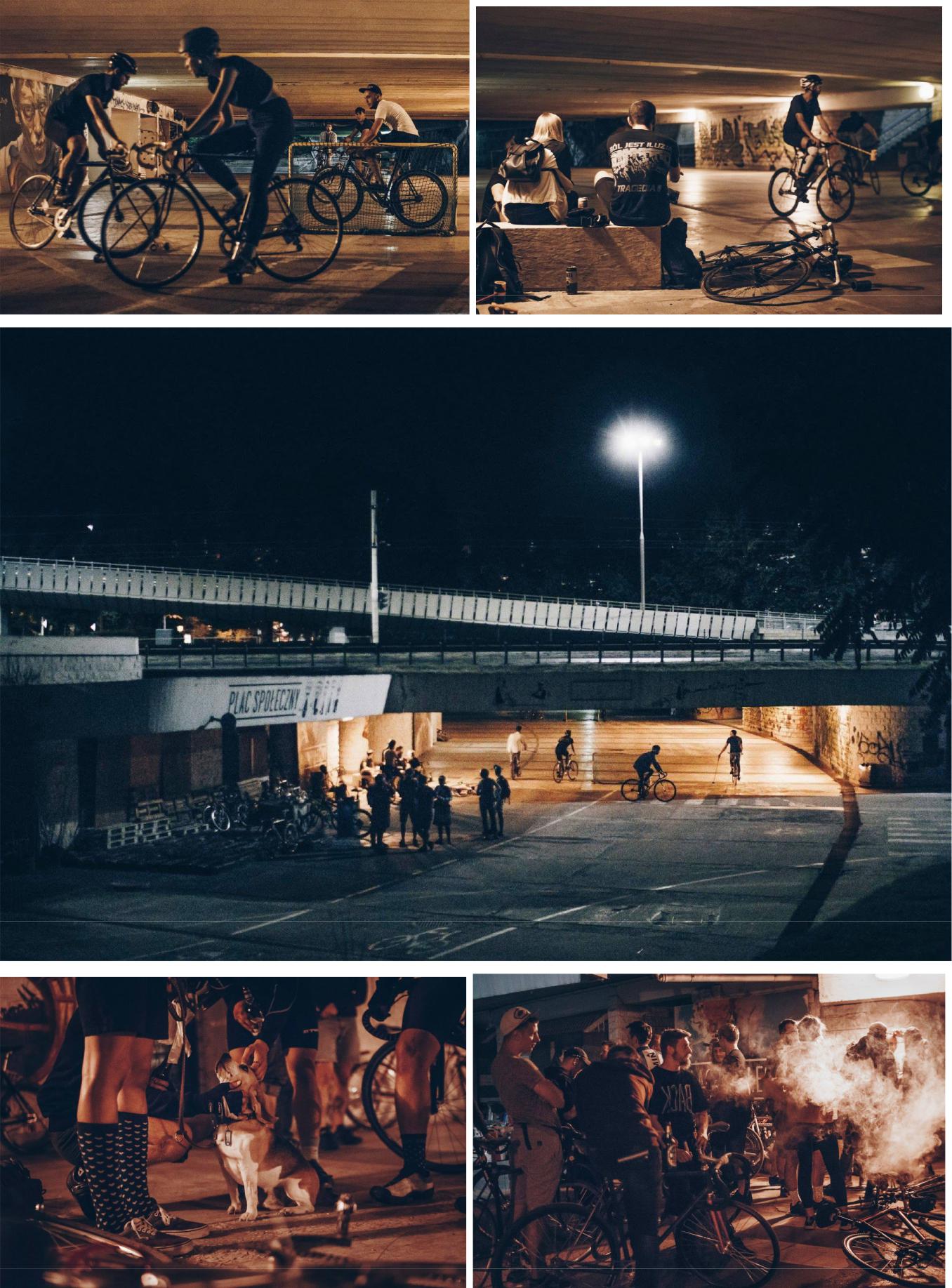 rowerowy Wrocław nocą