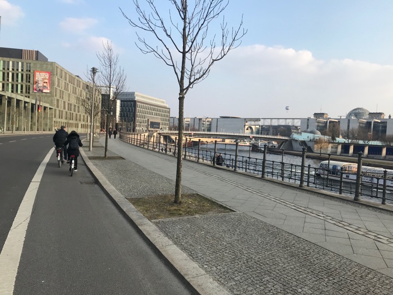 Berlin na rowerze, ścieżka rowerowa