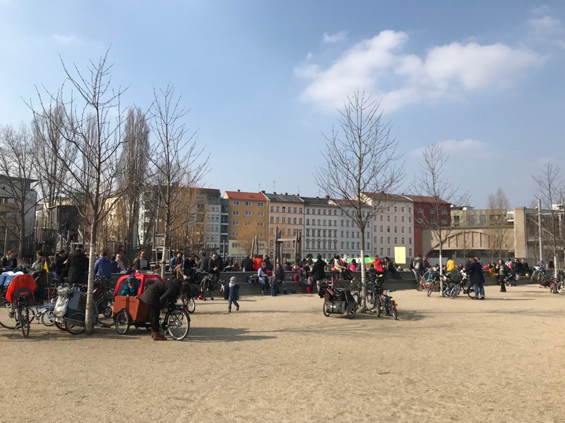 Berlin na rowerze park